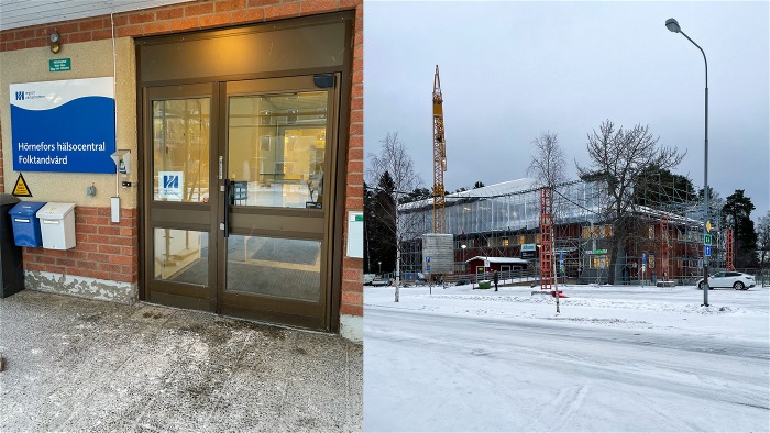 Hörnefors hälsocentral.