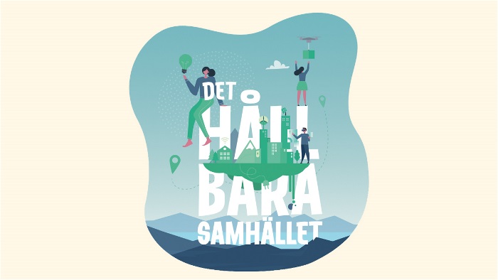 logga av det hållbara samhället