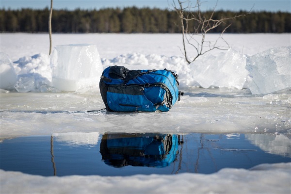 Fotot föreställer en isvak. Fotograf: Sofia Johansson