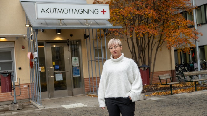 Paula Johagen, verksamhetschef på akutmottagningen vid Norrlands universitetssjukhus.